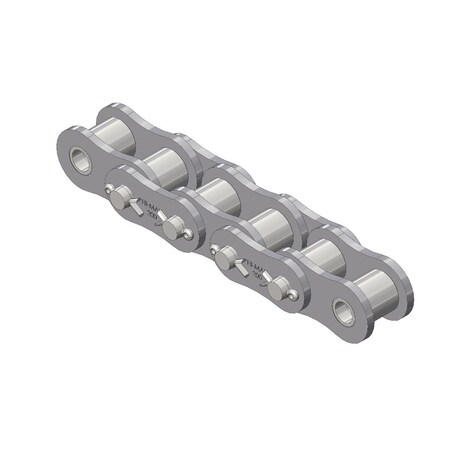 Maxco Chain 200 Cot ASME/ANSI StdRllrChn SnglStrnd 10FtBx 2-1/2" Pit, 200Hmcb, PK10 200HMCB